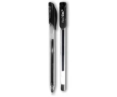 Juodas gelinis rašiklis Penmate Flexi, 0.6 mm