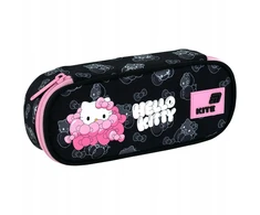 Juodas Hello Kitty Kite mokyklinis pieštukų dėklas mergaitėms