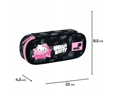 Juodas Hello Kitty Kite mokyklinis pieštukų dėklas mergaitėms