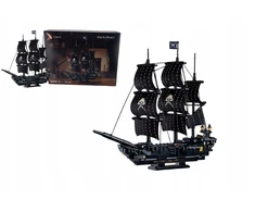 Juodas Pearl Pirate Ship Dark Pearl 774 Blocks Pirate Ship Model 8+