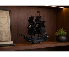Juodas Pearl Pirate Ship Dark Pearl 774 Blocks Pirate Ship Model 8+