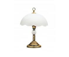 JUPITER klasyczna lampa biurkowa patynowana 0006