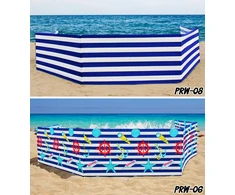 J&amp;W BEACH SCREEN 6M, SKIRTAS PAPLŪDŽIO EKRANO KILIMUI PICNIC SEA POLISH GAMINTOJAS