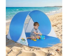 J&amp;W DIDELIS SAVIMI SURENKAMA PAPILDYMO PAlapine POP-UP CHILLAX UV30+ EKRANAS 195cm