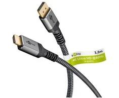 „Goobay“ „DisplayPort“ į HDMI kabelis | 65270 | 3 m