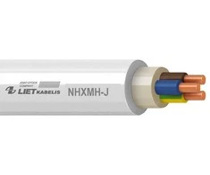 Kabelis NHXMH-J 3x1,5 mm², baltos sp.