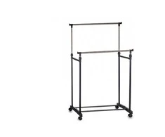 Bikuvalt Kabykla stovas drabužiams 80x43x90-160 cm su ratukais Kipit 78284