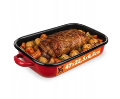 Kadax DIDELĖ EMALINĖ INDUKCINĖ keptuvė, DUJOS INDUKCINĖMS, 41 cm, 3,4 l