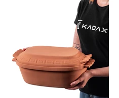 Kadax ROMĖNĖS MOLIO PUODAS 6L MOLINIO INDO FORMA SU DANDINGU OVALUS DIDELIS