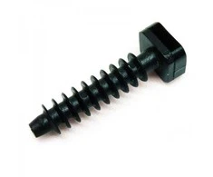 Kaištis su dirželio laikikliu BALTPLAST, Ø8x40mm/100 vnt. juodos sp.