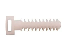 Kaištis su dirželio laikikliu BALTPLAST, Ø8x40mm/10 vnt., baltos sp.
