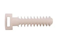 Kaištis su dirželio laikikliu BALTPLAST, Ø8x40mm/100 vnt. baltos sp.