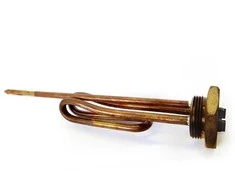 Kaitinimo elementas vandens šildytuvui, su sriegiu, 1 1/4", lenktas, 1200 W, EL1112