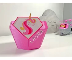 Kajawis Duża Skarbonka vaikams skarbonka su imieniem Prezent dla dziewczynki 3D