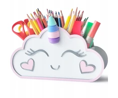 Kajawis Rašomojo stalo organizatorius Cloud Unicorn Crayon laikiklis ECO 3D pieštukų dėklas