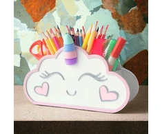 Kajawis Rašomojo stalo organizatorius Cloud Unicorn Crayon laikiklis ECO 3D pieštukų dėklas