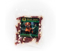 Real Dog SNACKS Kalcio kauliukai su antiena 500g