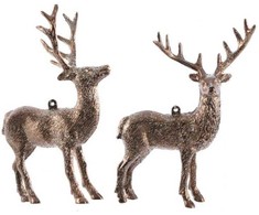 Nežinomas Christmas Tree toy Decoris Deer. bronze. plastikas/metal