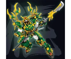KALULŲ RINKINYS 2068 EL. GUAN YU SAMANŲ ŽALIAS DRAKONAS INDIVIDUALIAM SURENGIMUI