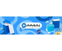 Kamai Coolbox 20L KAMAI BUBBLE baby mėlynas kelioninis šaldytuvas įdėklų šaldymui