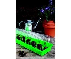 Kambar.šiltnamis su 20 kokoso pluošto tablečių 54x15x12cm plastikinis/žalias