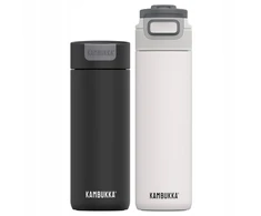 Kambukka Juodas &amp; Pure rinkinys | Terminis puodelis Olympus 500ml + termobutelė Elton Insulated 600ml