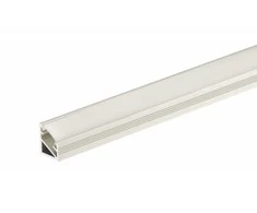 Cezar Kampinis profilis ALU LED juostai 14x16.5mm Sidabrinis 1m