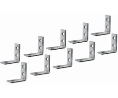 Kampukas, 20 x 20 mm, metalinis, 10 vnt.