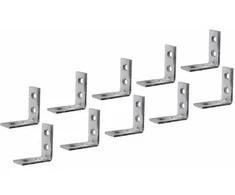 Kampukas, 30 x 30 mm, metalinis, 10 vnt.