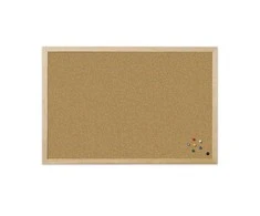 Kamštinė lenta BI-OFFICE BIUDŽETAS 60x45, pušies rėmas