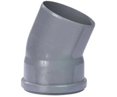 Armakan Kanalizacijos alkūnė 110mm 22° Pilka