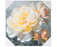 Besk Kanva su 3d atspaudu Peonija 2 50x50cm