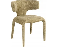 Kare Design Dizainerio minkšta kėdė svetainei ir valgomajam Tobi Max žalia Kare