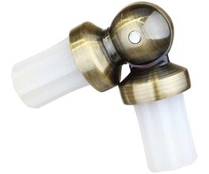 Karnizo laikiklis MINI, metalinis, send. aukso sp., Ø19 mm, 2 vnt.