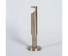 Karnizo laikiklis PROSTY, metalinis, viengubas, šv. sendinto aukso sp., L17 cm, Ø 16 mm