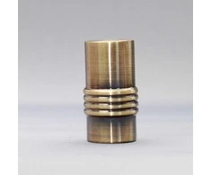 Karnizo užbaigimas ALMERO, metalinis, šv. sendinto aukso sp., Ø 16 mm, 2 vnt.