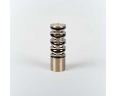 Karnizo užbaigimas VENEZIA, metalinis, send. aukso sp., Ø 19 mm, 2 vnt.