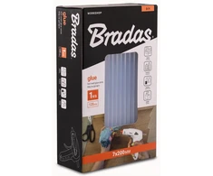 Karštų klijų pistoleto kasetės BALTOS 125 vnt./1kg 7x200 „pasidaryk pats“-GS0720WO/125BOX