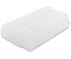 Karštų klijų pistoleto kasetės BALTOS 125 vnt./1kg 7x200 „pasidaryk pats“-GS0720WO/125BOX