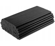 Karštų klijų pistoleto kasetės JUODOS 125 vnt./1kg 7x200 „DIY-GS0720BK/125“