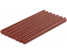 Karštų klijų pistoleto kasetės, rudos, 7 vnt., 11 x 150 mm, „DIY-GS1115BR/7“