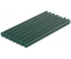 Karštų klijų pistoleto kasetės ŽALIOS, 7 vnt., 11 x 150 mm, „DIY-GS1115GR/7“