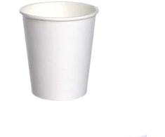 Kartoninės stiklinės 100ml/Ø63mm/100vnt. baltos/karščiui atsp.
