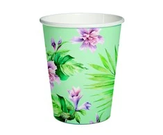 Kartoninės stiklinės Exotic Chameleon Paw 250ml/10vnt.