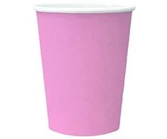 Kartoninės stiklinės Paw 250ml/8vnt. šviesiai rožinis