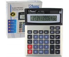 Karuida Biuro skaičiuotuvas Scientific Simple Matura 12 skaitmenų 1200V Didelis XL