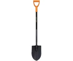 Kastuvas smailiu kraštu Yutong L1250mm ergonomišku metaliniu kotu/ PVC rankena