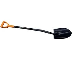 Kastuvas smailiu kraštu Yutong L1250mm ergonomišku metaliniu kotu/ PVC rankena