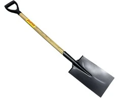 Kastuvas tiesiu kraštu Yutong L1150mm mediniu kotu/ PVC rankena