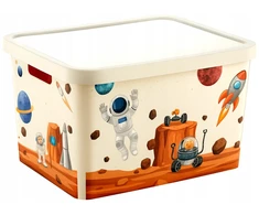Katex Pojemnik Box Z Pokrywą STAFI Kosmos Mars Organizer Na Žaislai Dla Dzieci
